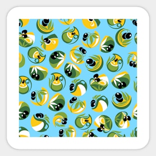 Olives pattern texture Sticker